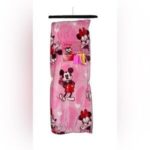 Disney Pink Minnie Mouse Fleece Throw